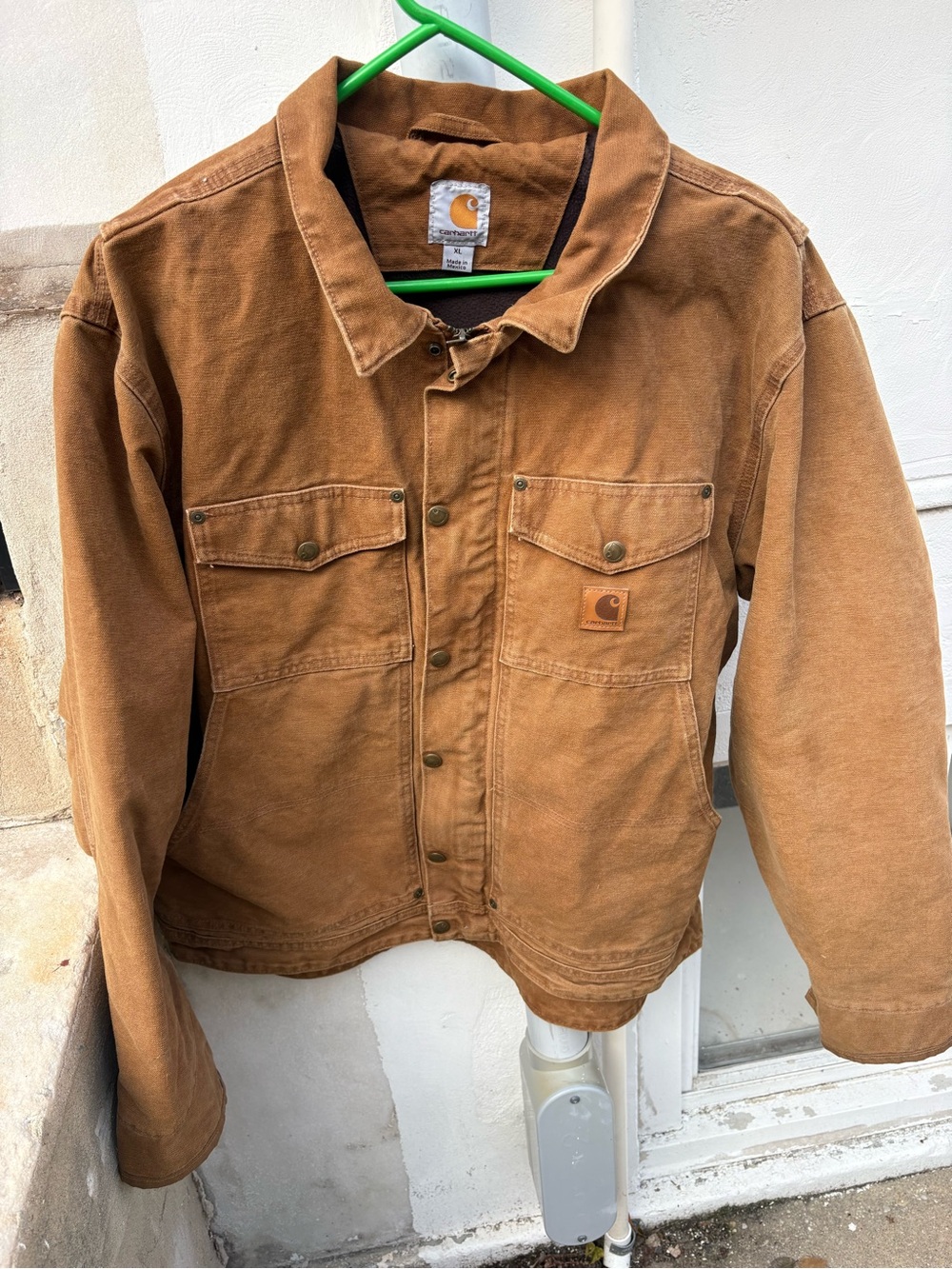 Carhartt Kids Brown Canvas Jean Jacket